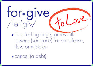Forgive: stop feeling angry or resentful