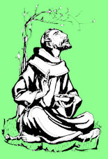 St. Francis of Assisi with begging bowl