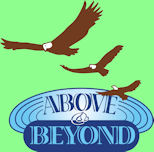 Above and beyond - three eagles soaring