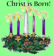 Advent Wreath - Christ is Born