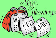 A Year of Blessings - monthky calendar