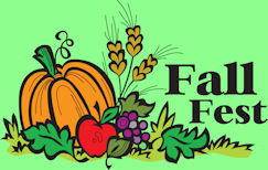 Fall Fest - pumpkin, leaves, apple, gourds