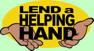 lend a helping hand
