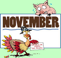 November turkey & pig