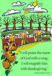 "I will praise the name of God." Ps. 69:30